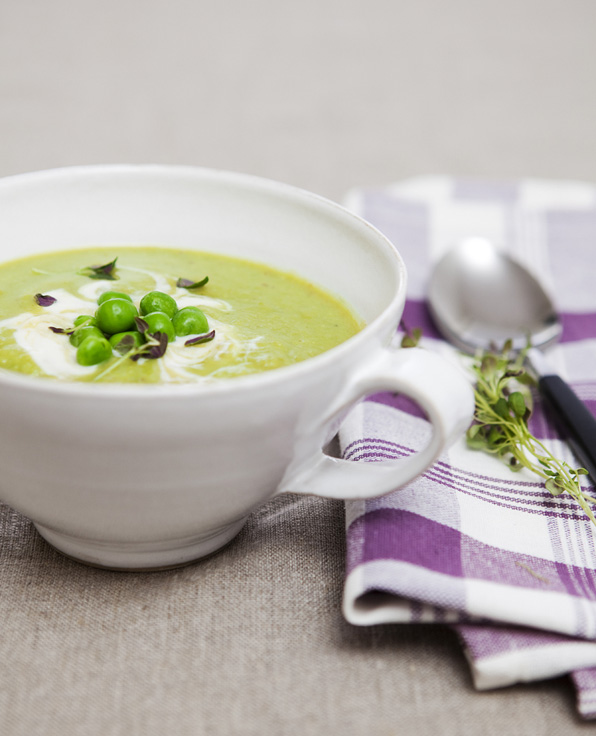 Grøn ærtesuppe
