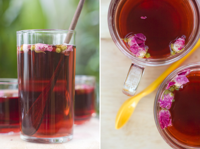 Rose tea
