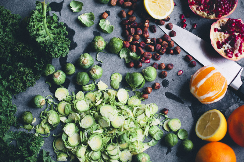 Christmas Brussel Sprout Salad