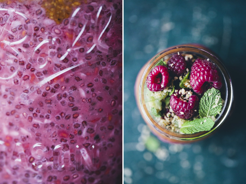 Green Kitchen Stories » Chia & Raspberry Breakfast